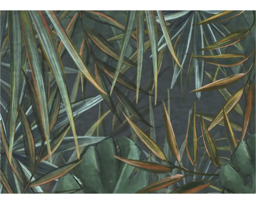 Behang met bladerenmotief voor binnen