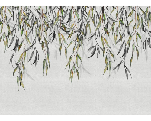 Decoratief behang met takken en bladeren