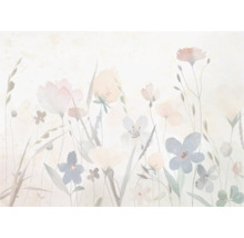 Bloemenweide als wanddecoratie