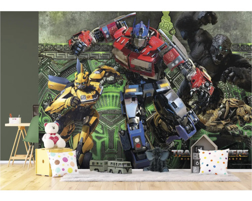 Fotobehang met Transformers motief in de kinderkamer