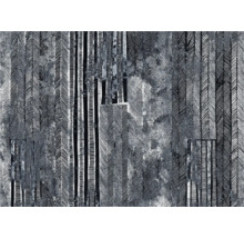 Abstract patroon met strepen en zigzaglijnen