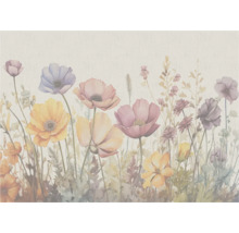 Bloemenweide illustratie