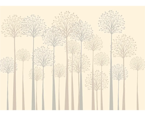 Behang met boommotief