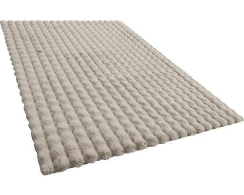 Rechthoekig vloerkleed met ribbeltextuur