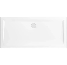 Rechthoekige douchebak met afvoer