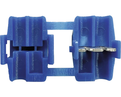 Blauwe stroomdiefconnector voor elektrische leidingen