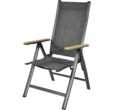 Tuinstoel met armleuningen en inklapbaar frame