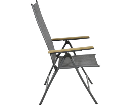 Tuinstoel met armleuningen, opvouwbaar