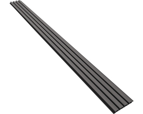 WPC Wandpaneel lichtgrijs 2700x200x26 mm Kunststof paneel voor buiten