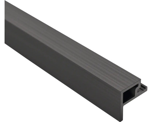 WPC Startprofiel lichtgrijs 2700x49x36 mm Kunststof afsluitprofiel