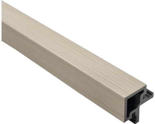 WPC Hoekprofiel zand 2700x36x36 mm Kunststof hekregel