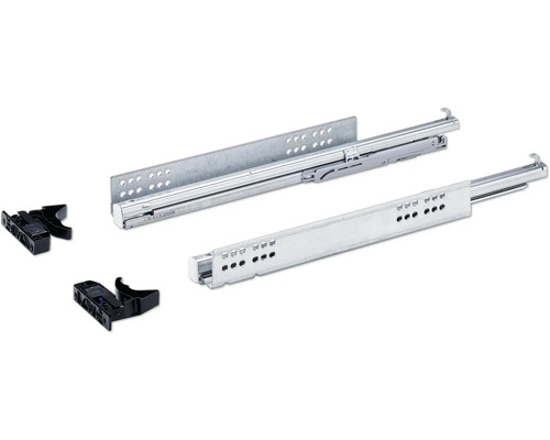 Ladegeleider met zwarte kunststofverbindingen