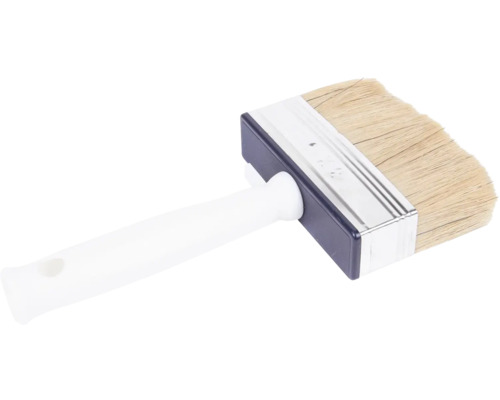 Blokkwast 10x3 cm Vlakke kwast met kunststof handgreep