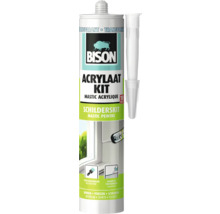 Bison Acrylaat Kit, transparante afdichtingskit voor schilderwerk