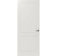 Witte binnendeur met twee panelen en handgreep
