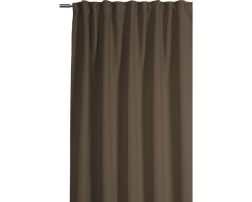 Gordijn met rimpelbandophanging aan een gordijnroede