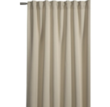 Gordijn van stof met plooiband