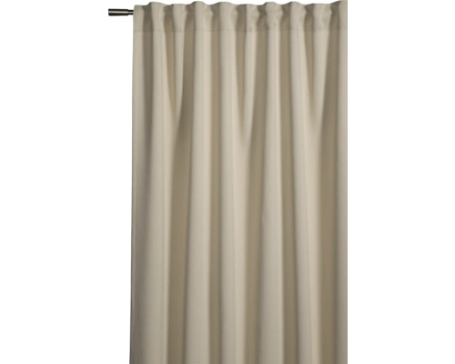 Gordijn van stof met plooiband