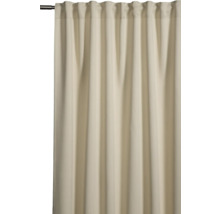 Gordijn met plooibandophanging aan een gordijnroede