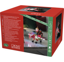 Decoratieve ledverlichting op batterijen met timer in productverpakking
