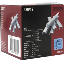 Verpakking J.C. Schwarz nietjes 530/12, 5000 stuks