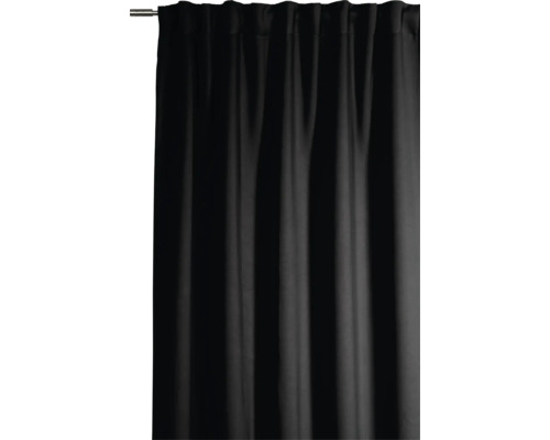 Gordijn met rimpelbandophanging aan een gordijnroede