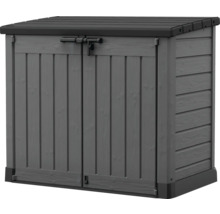 Grijze gereedschapskist met afsluitbare deuren voor buiten