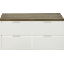 Kast met vier laden en houten blad