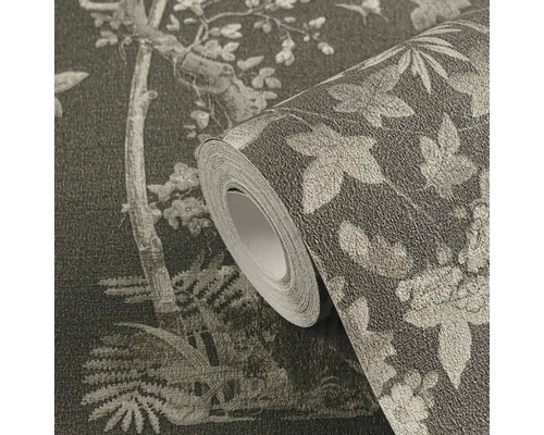 Rol decoratief behang met plantenmotief