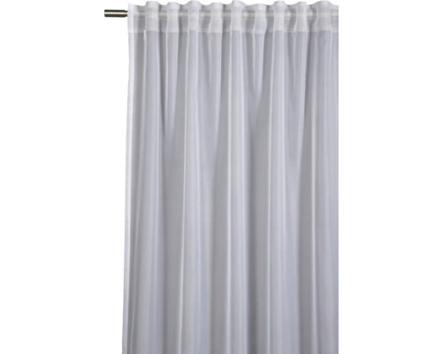 SEHLBACH Gordijn transparant Voile wit 300x245 cm Wit, transparant gordijn met plooibandophanging aan een gordijnroede.