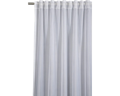 SEHLBACH Gordijn transparant Voile wit 450x245 cm Gordijn van voile met plooibandophanging