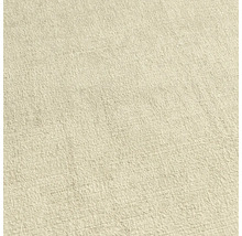 Close-up van een beige textielbehang met fijne structuur