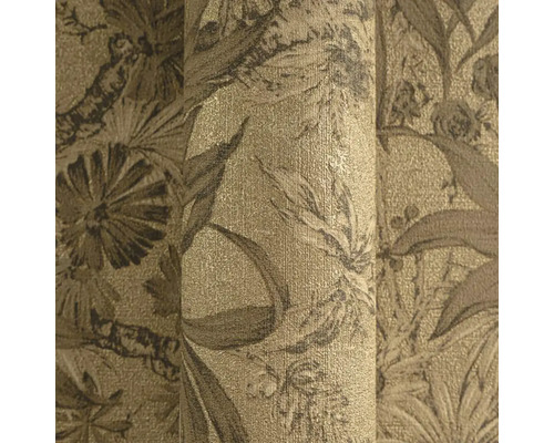 Close-up van een behang met bloemmotief