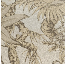 Behang met palmmotief