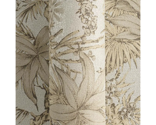 Rol behang met plantenmotief