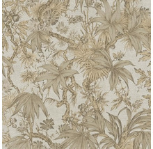 Behang met plantenmotief