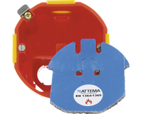 Elektrische installatiedoos met brandwerende manchet