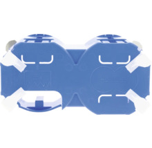 Dubbele inbouwdoos voor elektrische installatie