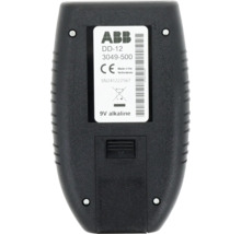 ABB Logo, DD-12 3049-500, Gemaakt in Nederland, CE-markering, 9V alkaline batterij