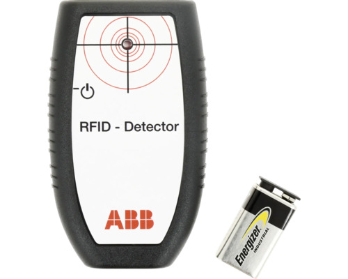 RFID-detector met batterij en ABB Logo