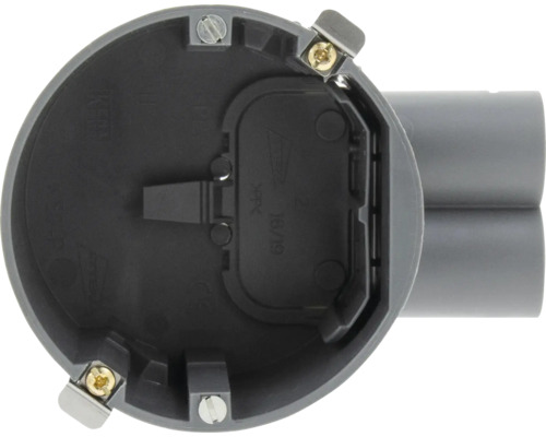 Aftakdoos met schroeven voor kabelinstallatie