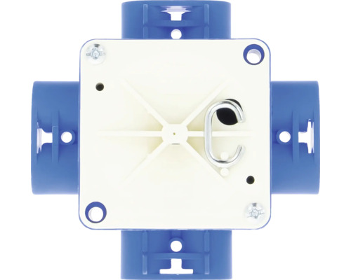 Installatiedoos voor elektrische leidingen met bevestigingshaak