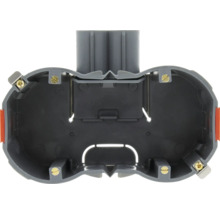 Dubbele inbouwdoos voor elektrische installaties