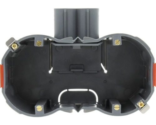 Dubbele inbouwdoos voor elektrische installaties