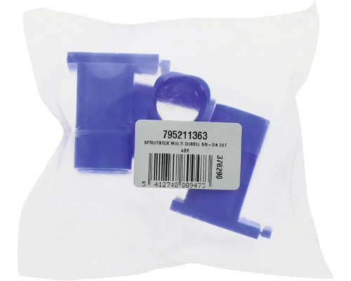 Spuitstuk Multi Dubbel 5/8-3/4 in verpakking
