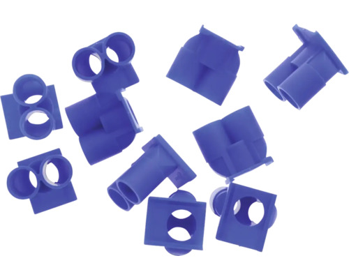 ABB HAF Spruitstuk 3562 dubbel 16 mm 5/8" blauw 10 stuks Installatiebuisconnector van kunststof
