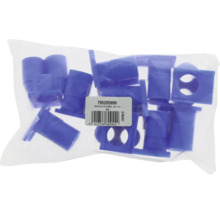 Verpakking blauwe spuitmondstukrubbers