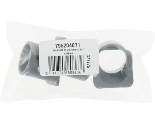 Attema buisdoorvoer 19 mm in zak