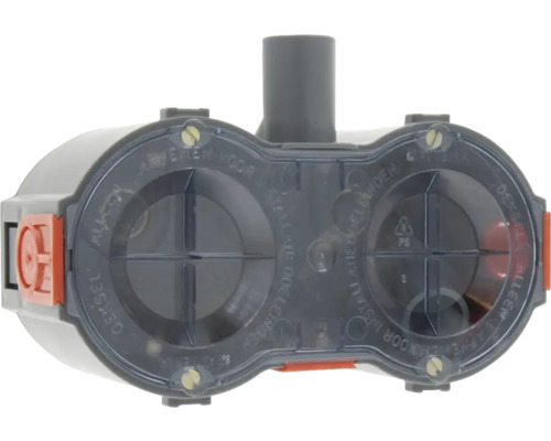 Dubbele inbouwdoos voor elektrische installaties