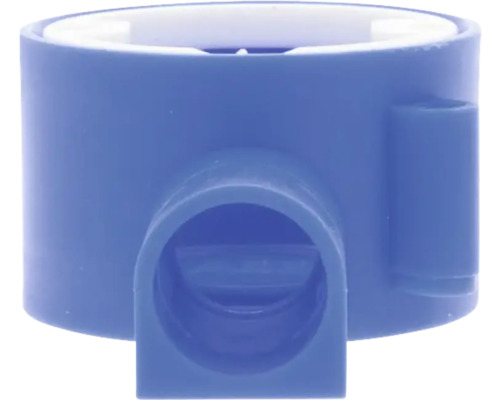 Blauwe afvoerbocht voor sanitair gebruik